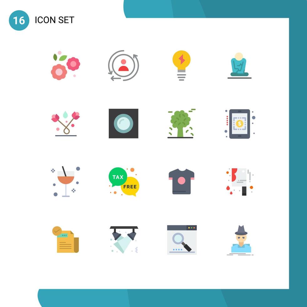 impostato di 16 moderno ui icone simboli segni per tulipano Pasqua leggero decorazione formazione modificabile imballare di creativo vettore design elementi