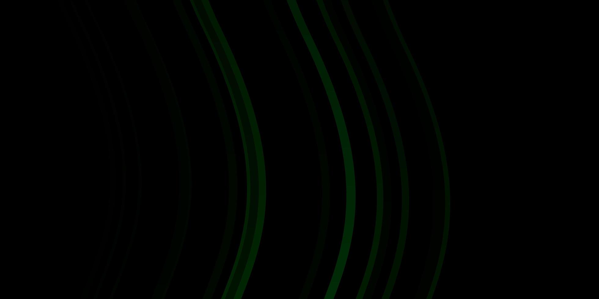 sfondo vettoriale verde scuro con fiocchi.