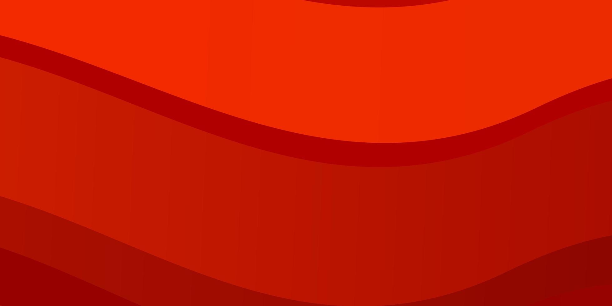 layout vettoriale arancione chiaro con curve.