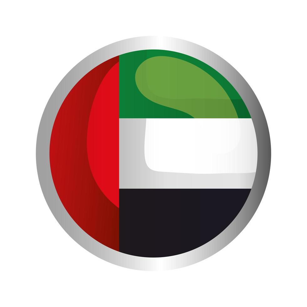 uae national day seal timbro disegno vettoriale