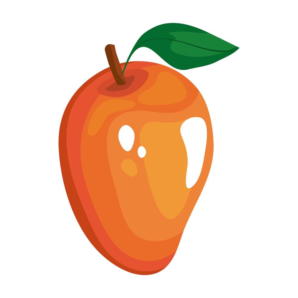 mango frutta icona disegno vettoriale