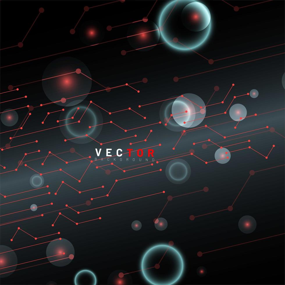 sfondo astratto disegno del circuito vettore