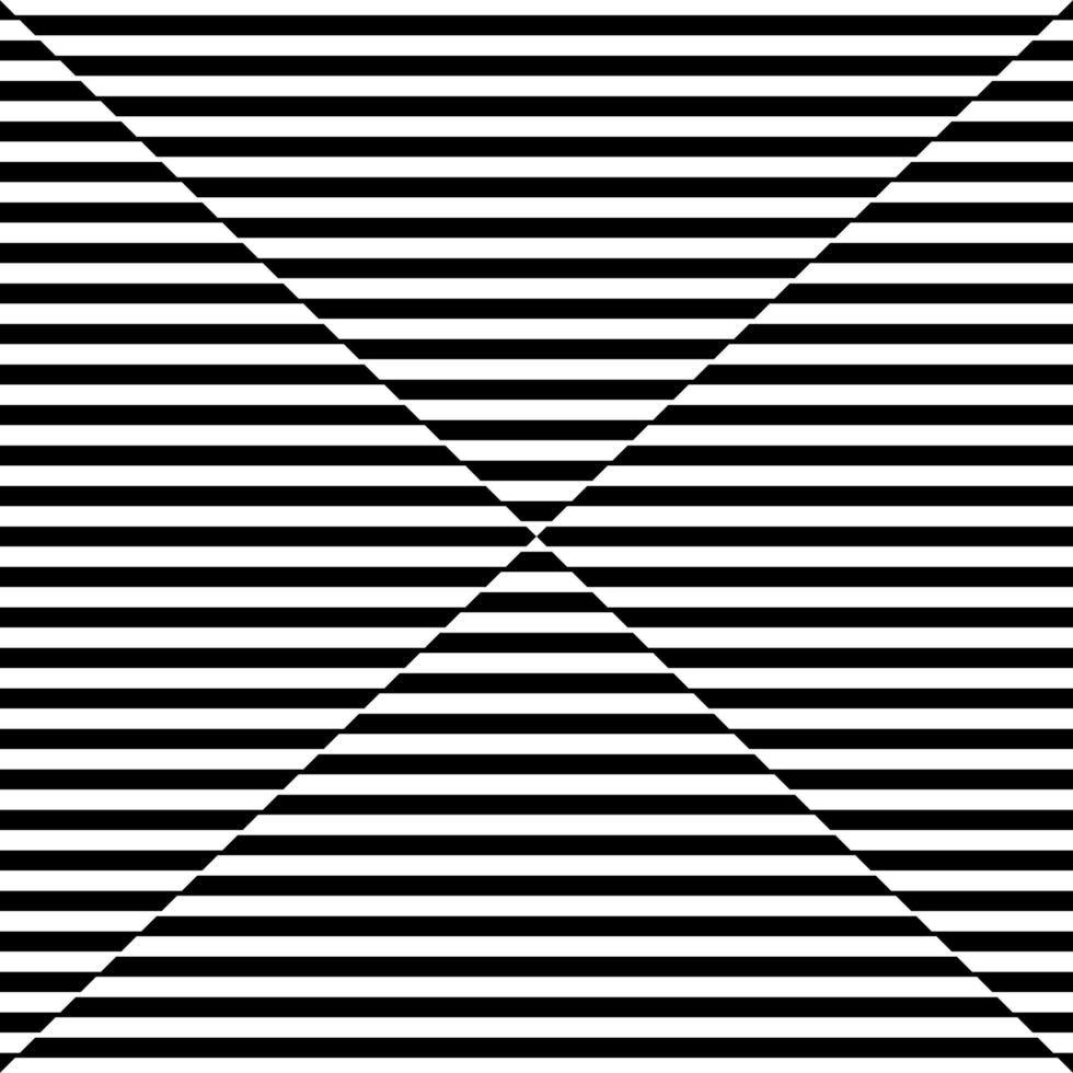 miraggio astratto nero linea orizzontale modello su sfondo bianco. vettore