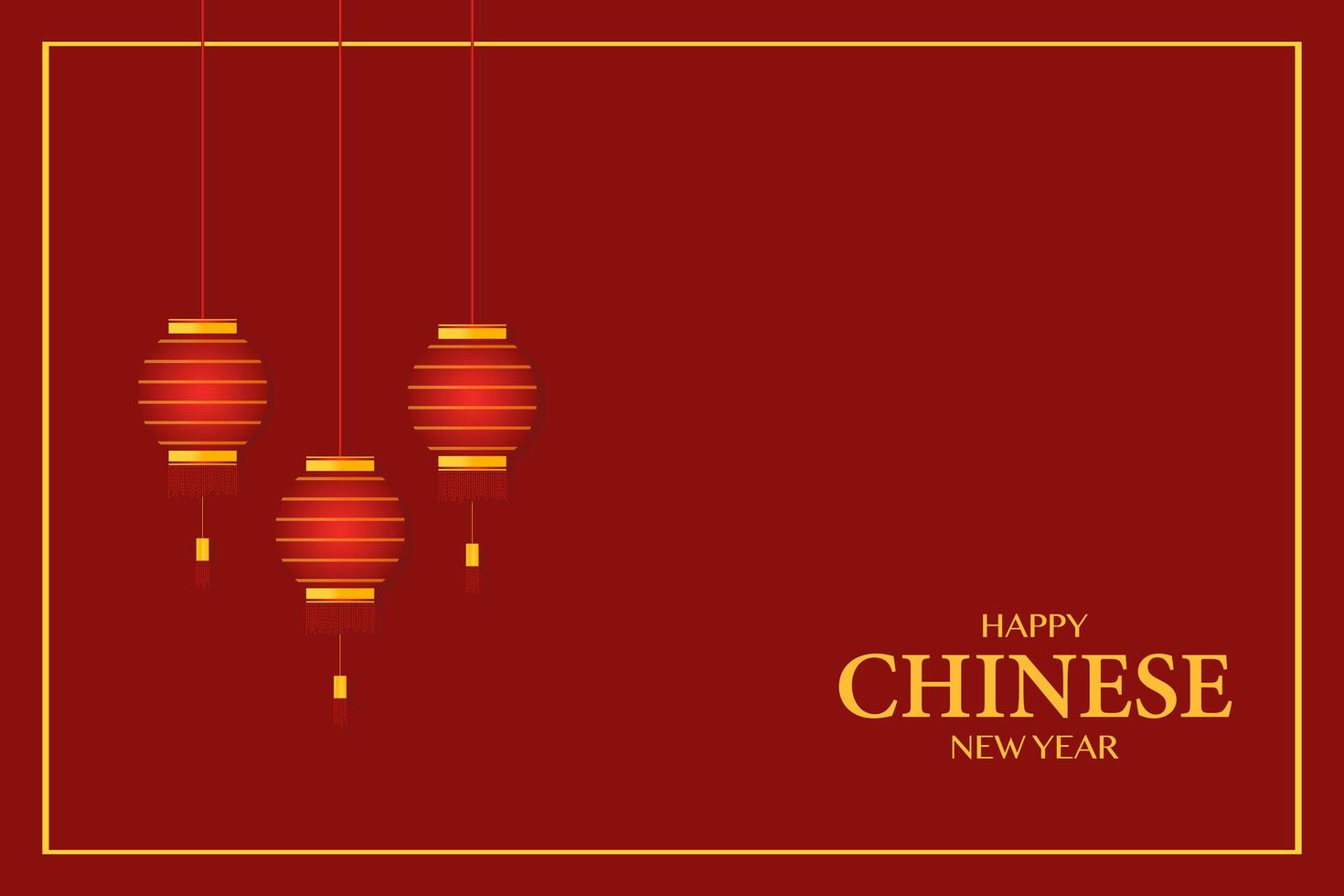 felice anno nuovo cinese sfondo vettoriale
