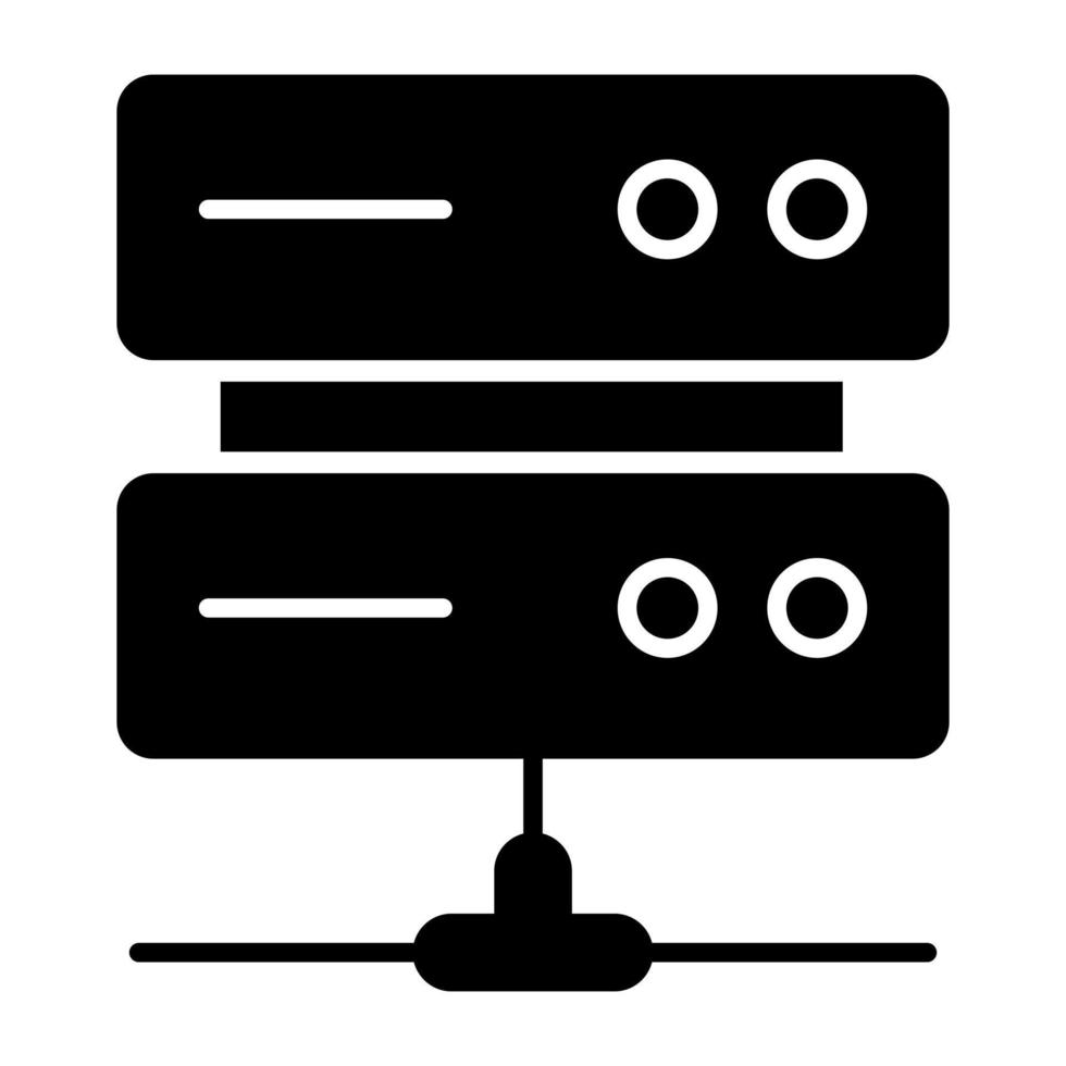 ab modificabile design icona di Rete server vettore