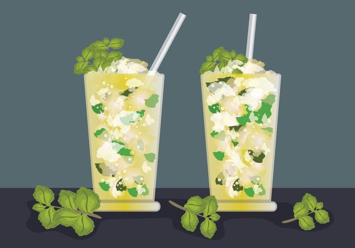 Illustrazione di menta Julep vettore