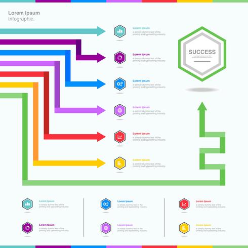 Infografica moderna vettore