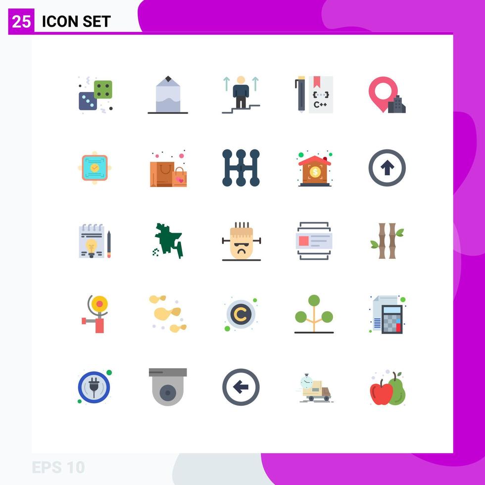 impostato di 25 moderno ui icone simboli segni per sviluppo codifica utente codice successo modificabile vettore design elementi