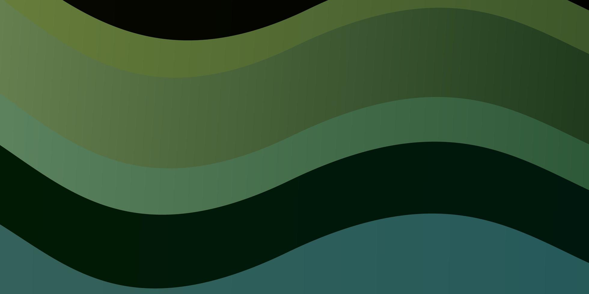 sfondo vettoriale azzurro, verde con linee piegate.