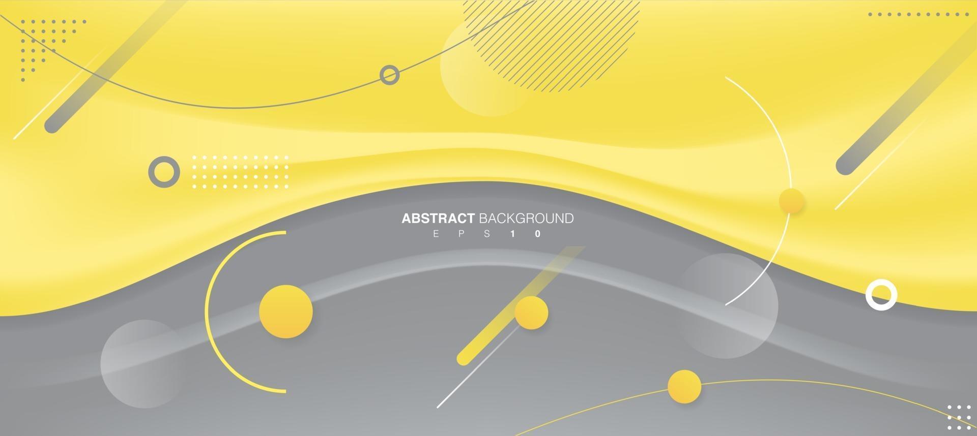 colore dell'anno 2021 sfondo ondulato linee gialle. vettoriale eps 10