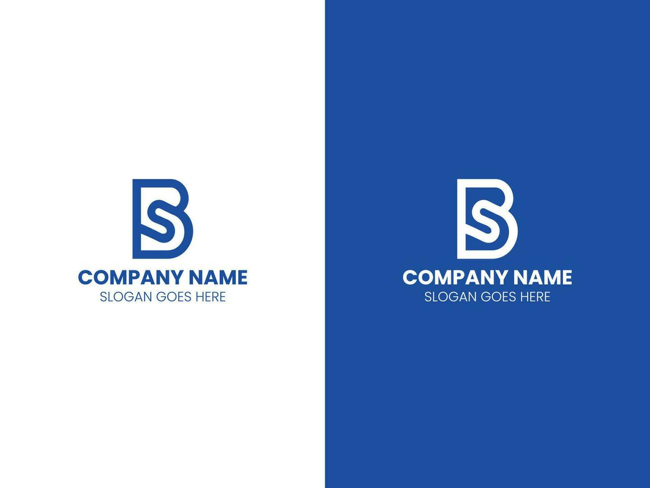 creativo lettera bs monogramma logo disegno, moderno e unico bs lettera iniziali logo,b B S lettera logo design vettore