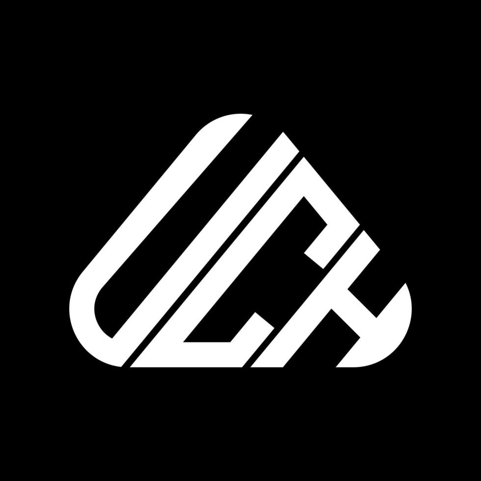 uch lettera logo creativo design con vettore grafico, uch semplice e moderno logo.