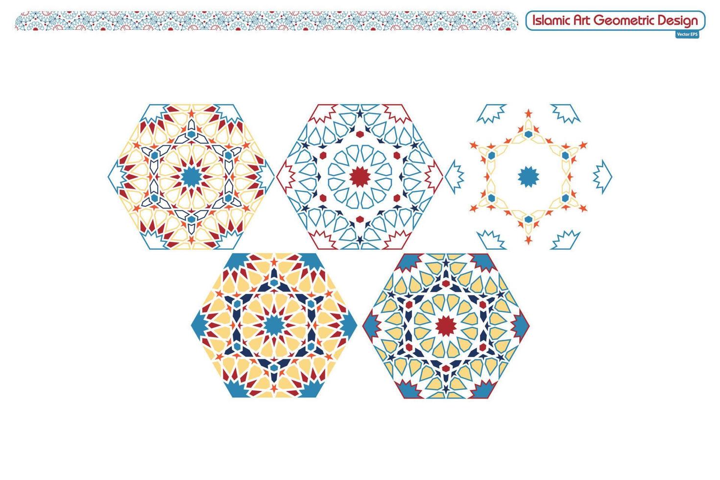 islamico geometrico decorativo modelli, sfondo collezione, sfondo islamico ornamento vettore Immagine
