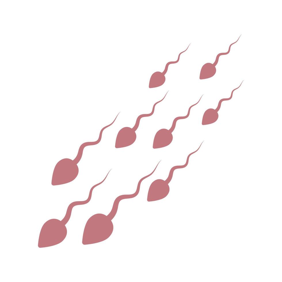 sperma icona design illustrazione vettore