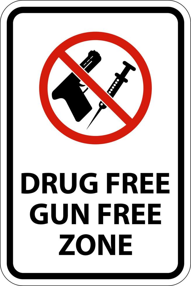 proprietà pistola regole cartello droga gratuito pistola gratuito zona vettore