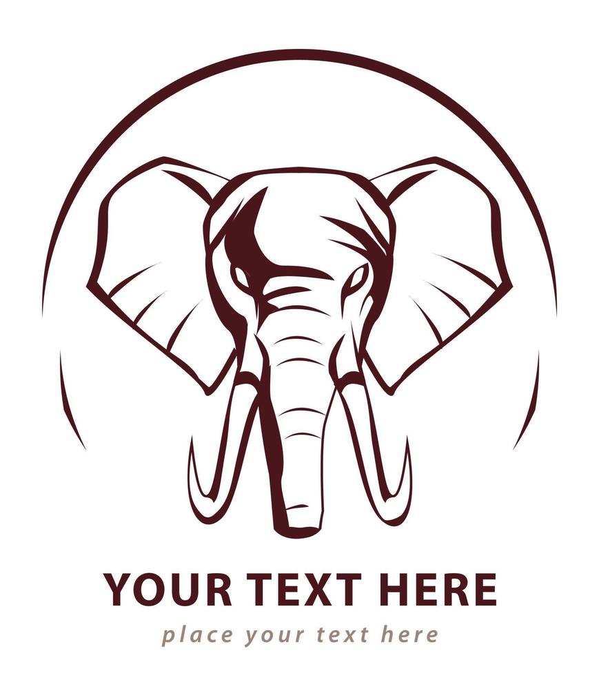 design elefante illustrazione vettore