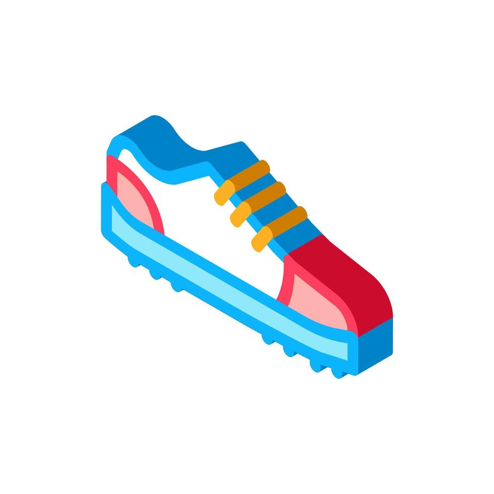 sneaker scarpa isometrico icona vettore illustrazione