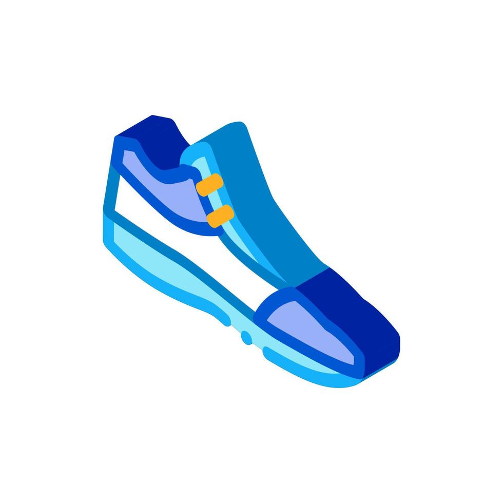 pallavolo scarpe scarpe da ginnastica isometrico icona vettore illustrazione