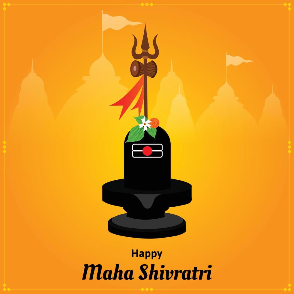 contento maha shivratri indiano indù Festival celebrazione vettore illustrazioni