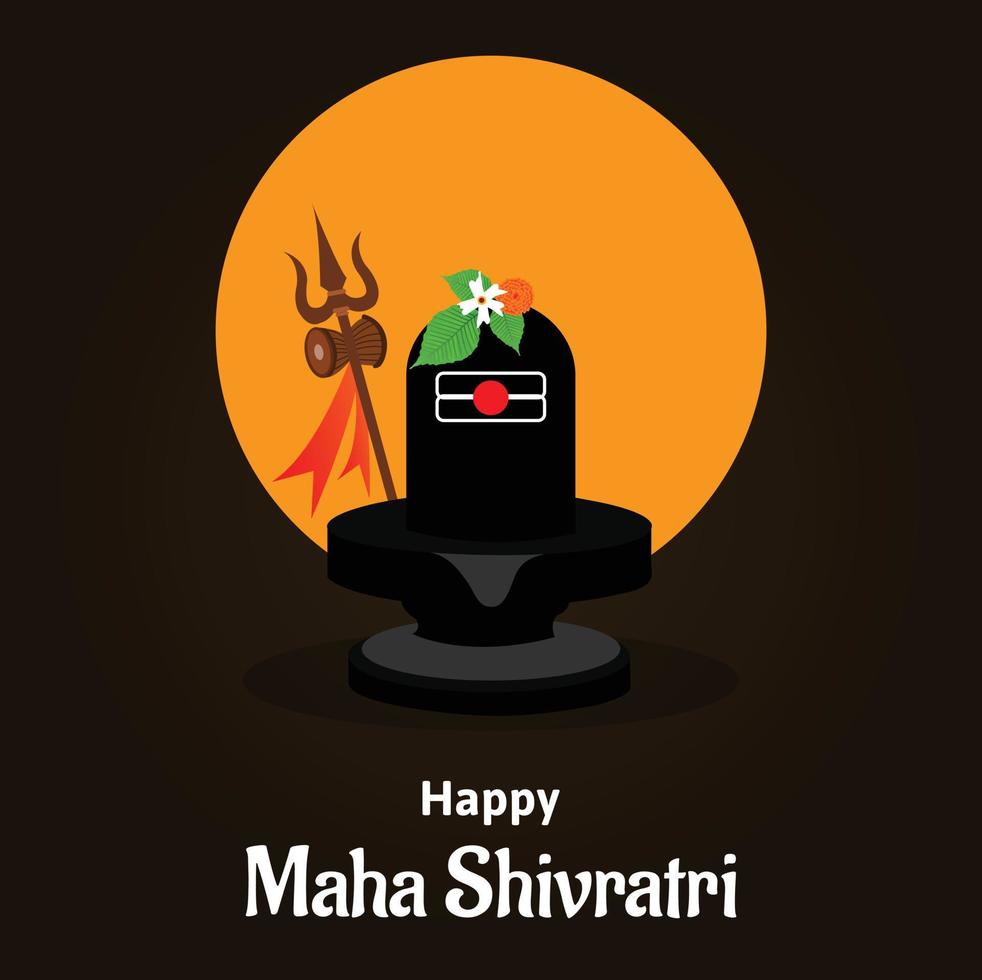 contento maha shivratri indiano indù Festival celebrazione vettore illustrazioni