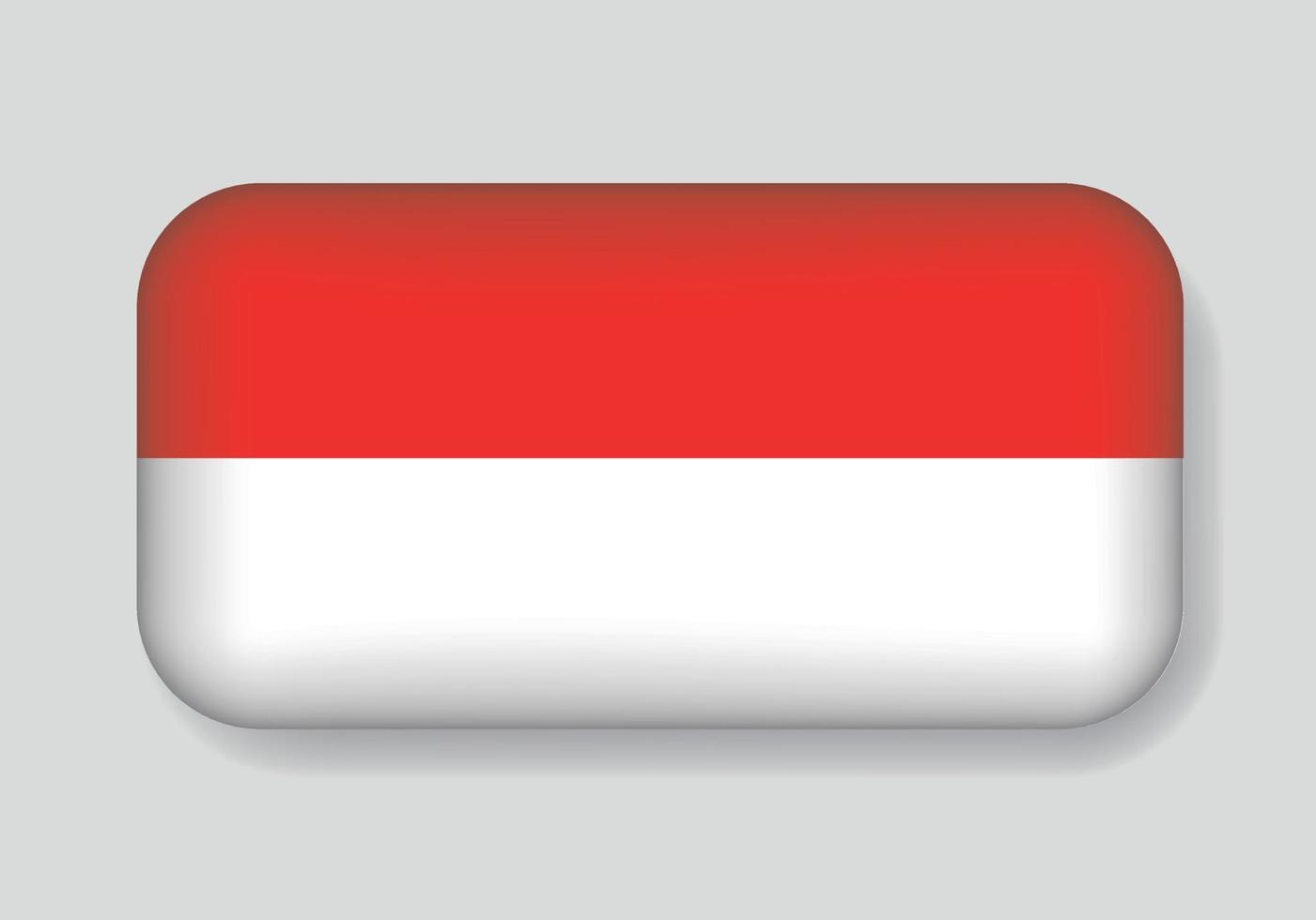 isolato di il Indonesia vettore bandiera. vettore illustrazione bandiera design.