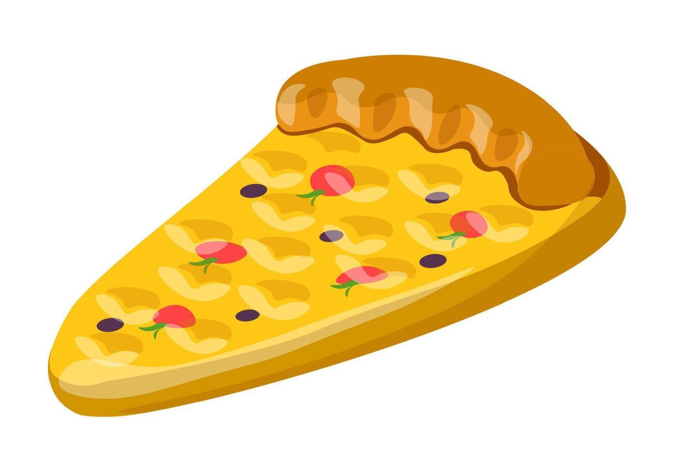 gonfiabile Palloncino nel forma di Pizza fetta vettore