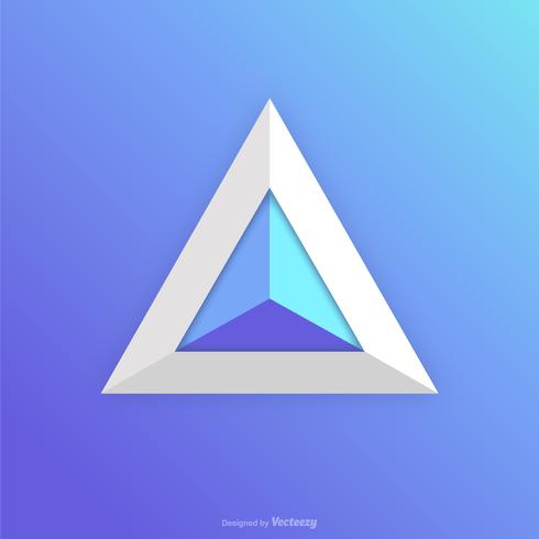 Progettazione astratta di Logo Logo dell'icona del prisma vettore