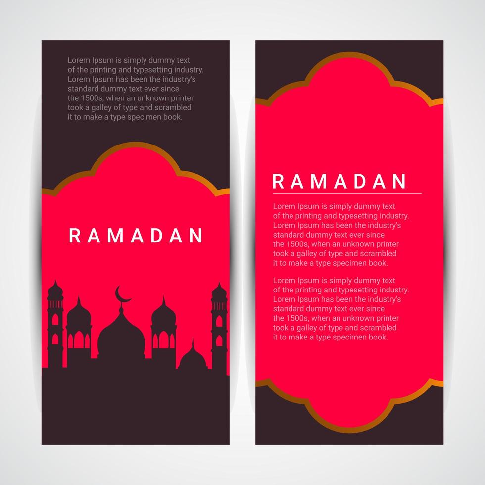 illustrazione di progettazione del modello di vettore di Ramadan Kareem