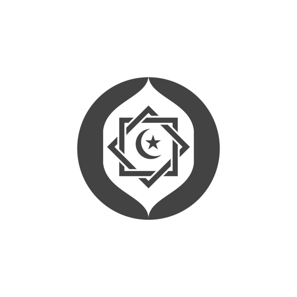 musulmano icona vettore illustrazione design