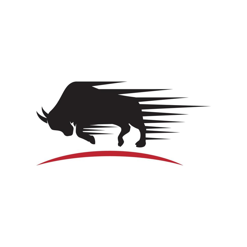 toro logo modello icona vettore illustrazione design