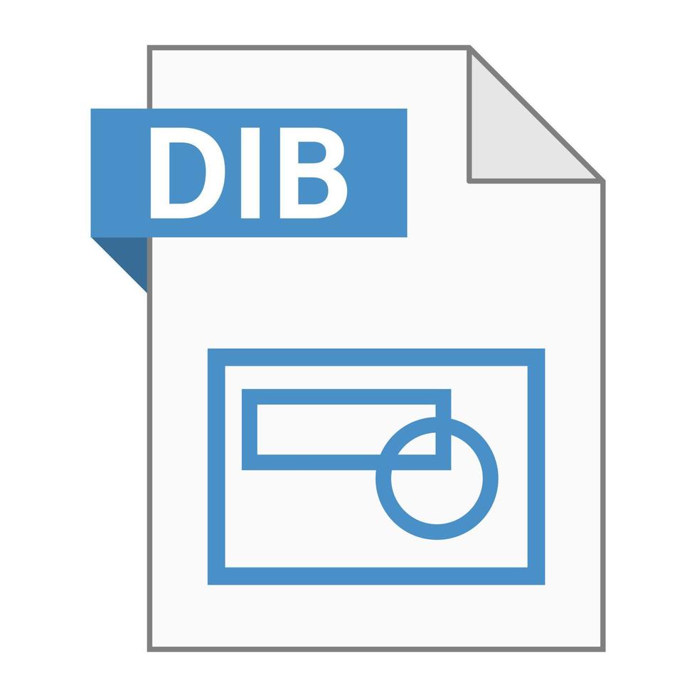moderno piatto design di dib file icona per ragnatela vettore