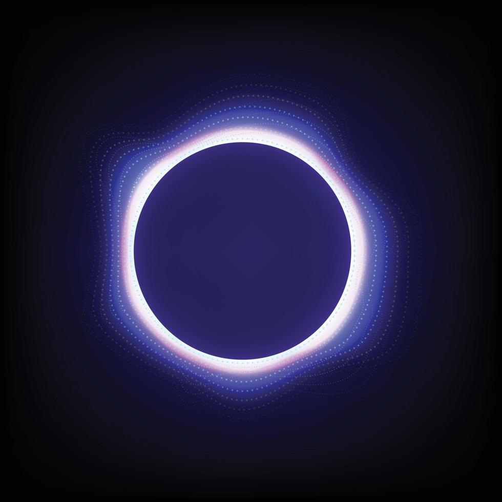 vettore astratto blu cerchio leggero effetto sfondo .per attività commerciale, scienza, tecnologia design.