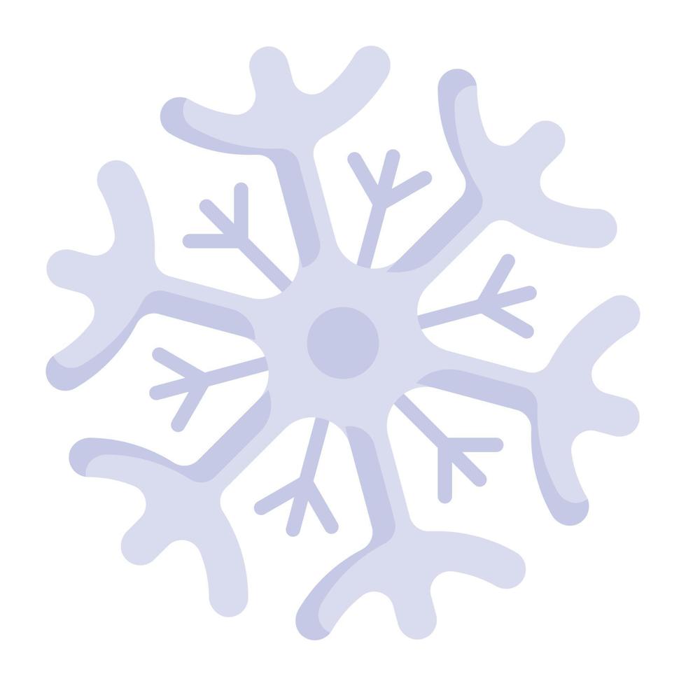 i fiocchi di neve modificabile icona, vettore design di neve modello