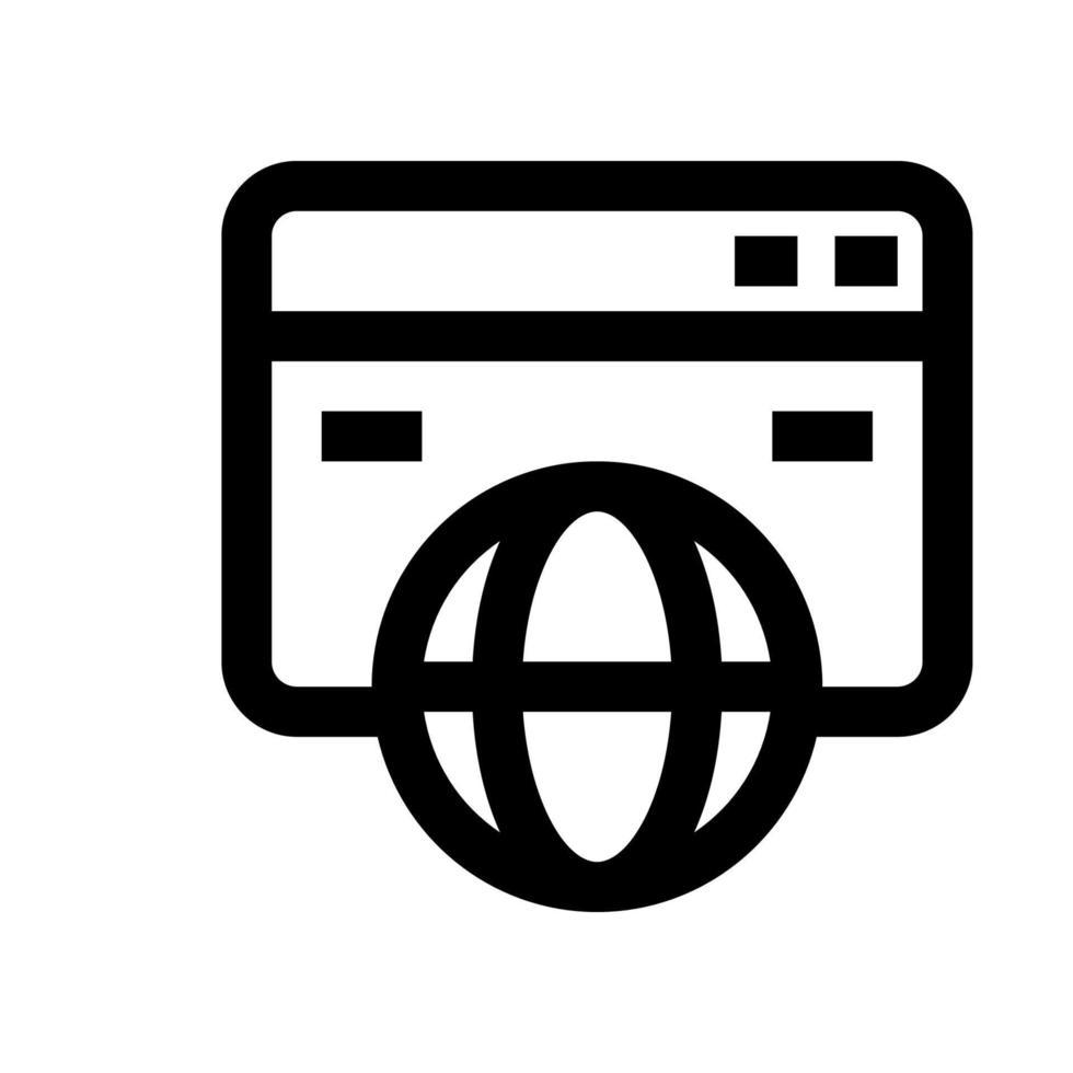 del browser icona per il tuo sito web, mobile, presentazione, e logo design. vettore