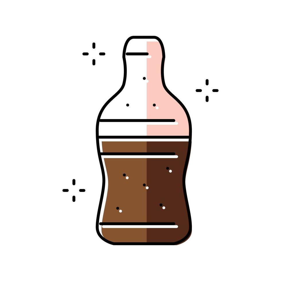 Coca Cola gelatina caramella gommoso colore icona vettore illustrazione