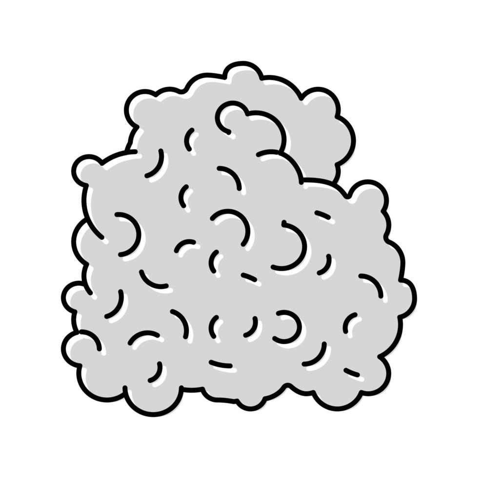 illustrazione vettoriale dell'icona del colore della polpa di carta