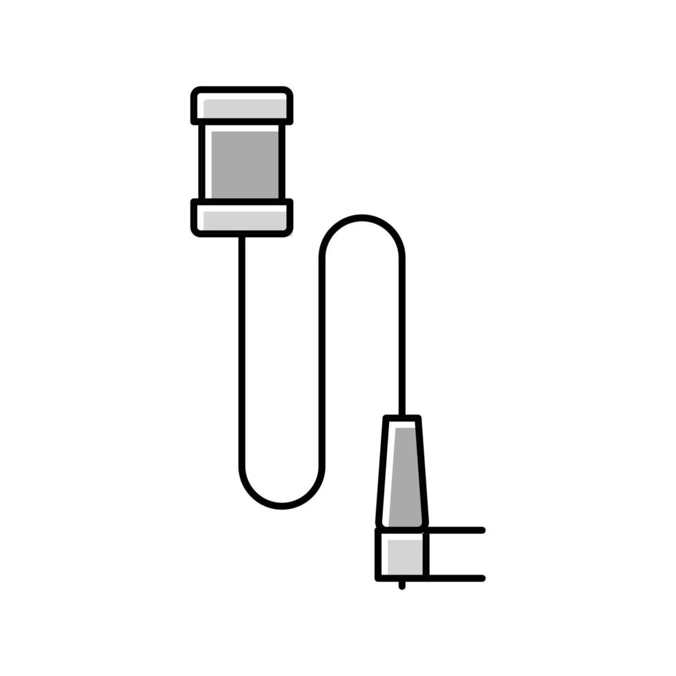 illustrazione vettoriale dell'icona del colore del supporto del telefono da tavolo