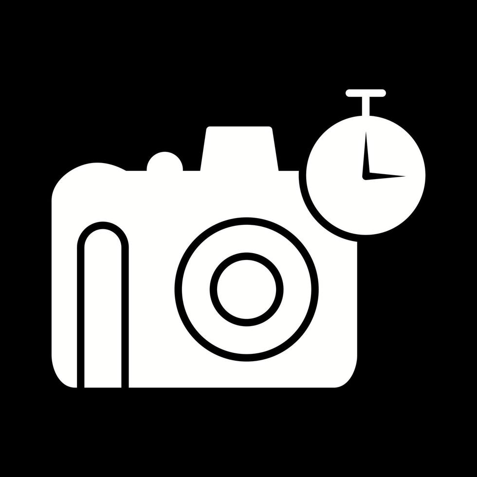 unico Timer su telecamera vettore icona