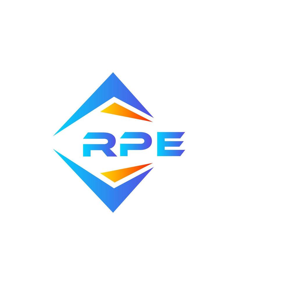 rpe astratto tecnologia logo design su bianca sfondo. rpe creativo iniziali lettera logo concetto. vettore