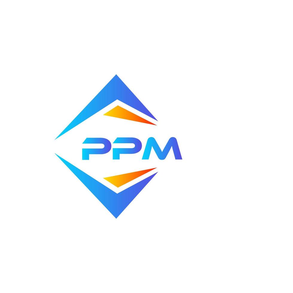 ppm astratto tecnologia logo design su bianca sfondo. ppm creativo iniziali lettera logo concetto. vettore