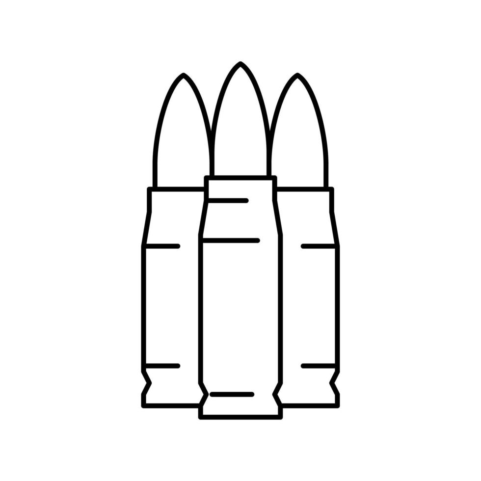 illustrazione vettoriale dell'icona della linea del proiettile della coda della barca