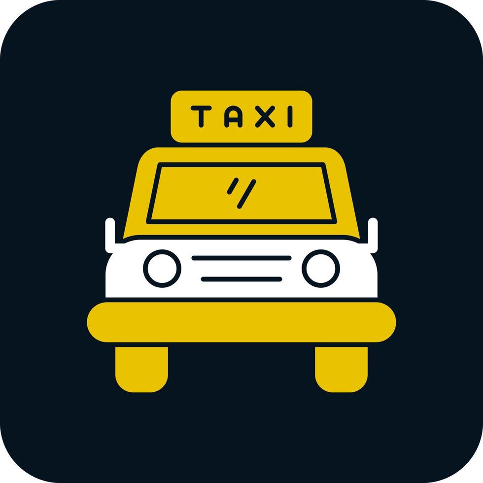 Taxi vettore icona