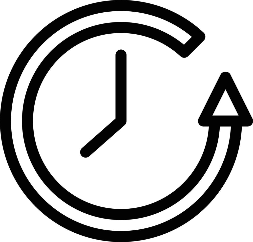 illustrazione vettoriale di ricarica del tempo su uno sfondo. simboli di qualità premium. icone vettoriali per il concetto e la progettazione grafica.
