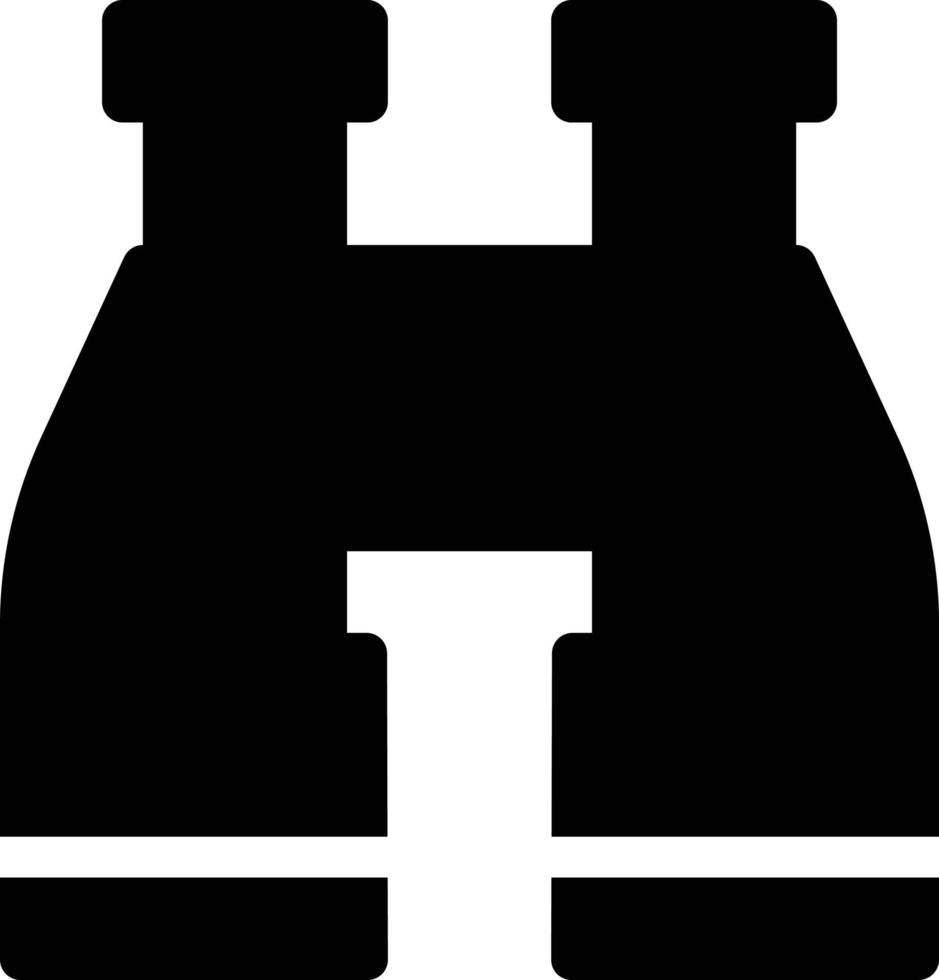 illustrazione vettoriale binoculare su uno sfondo simboli di qualità premium. icone vettoriali per il concetto e la progettazione grafica.