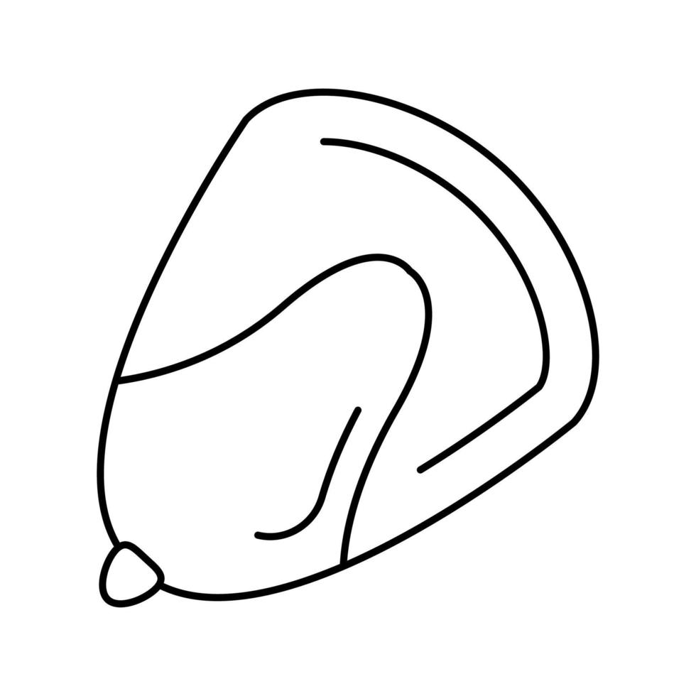 illustrazione vettoriale dell'icona della linea di semi di mais