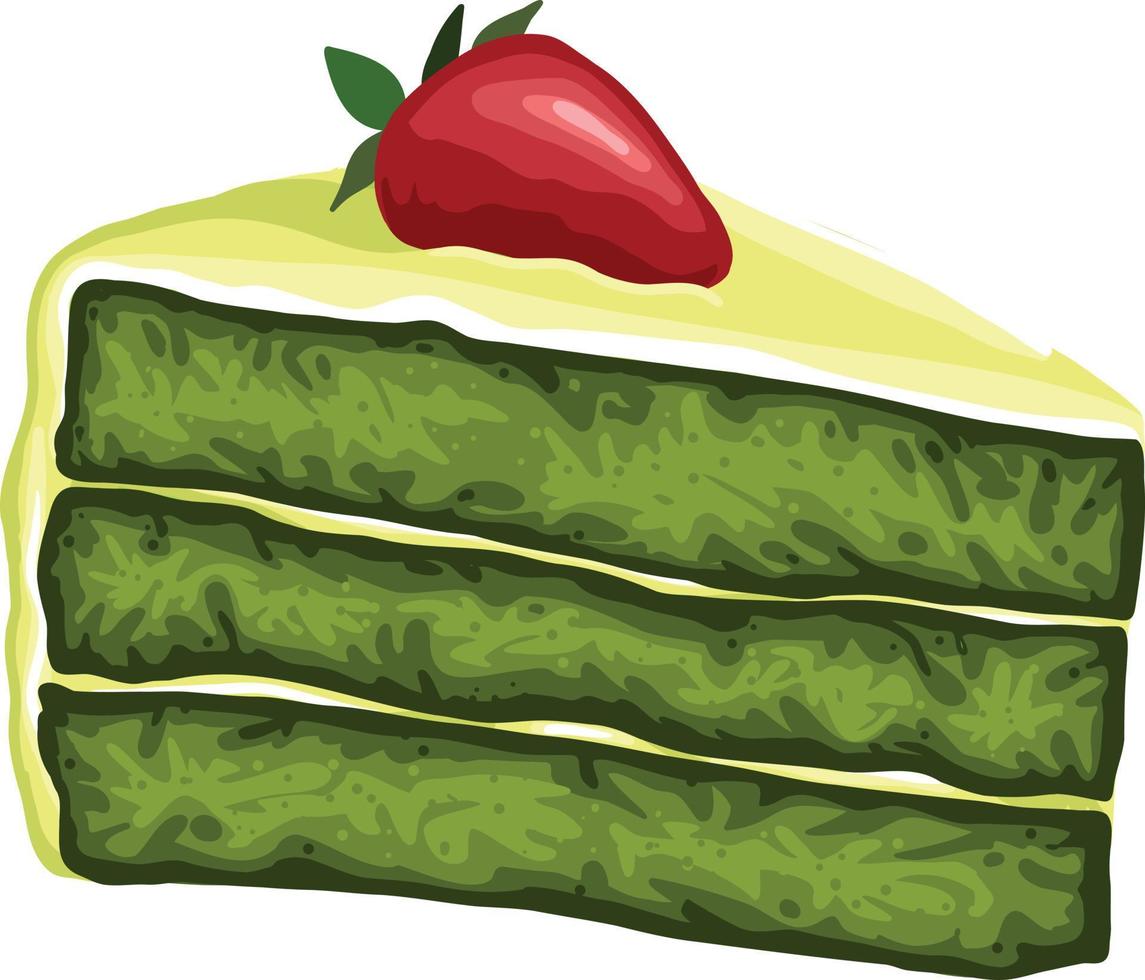 matcha torte clipart dolce logo compleanno carta celebrat vettore