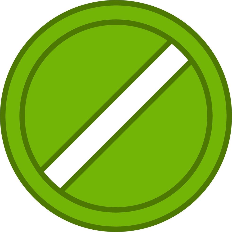 vietato vettore icona
