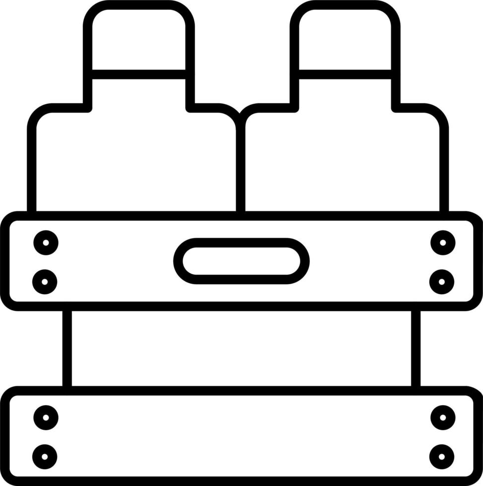 gabbia vettore icona