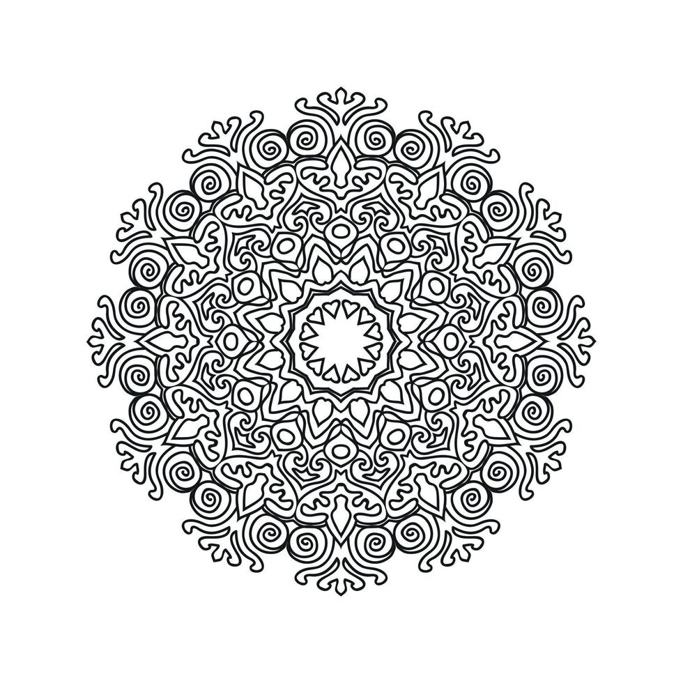 islamico mandala sfondo vettore illustrazione