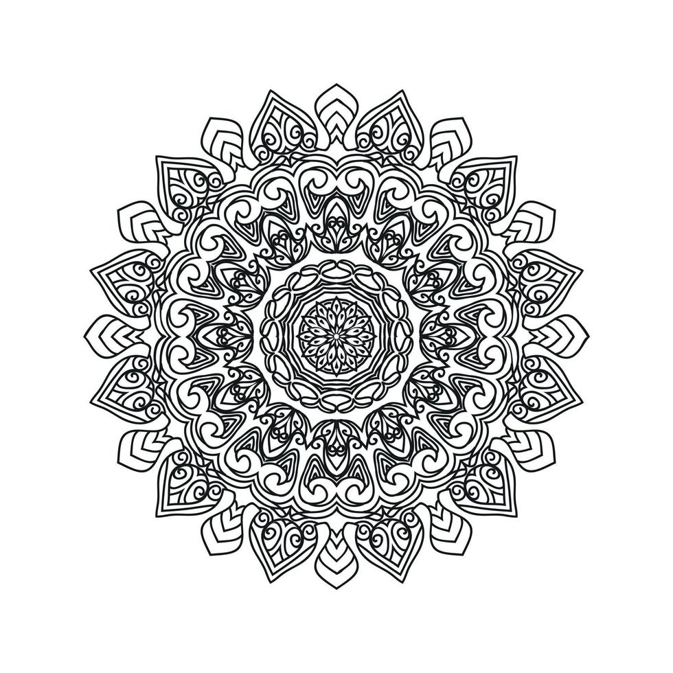 mandala modello design sfondo vettore illustrazione